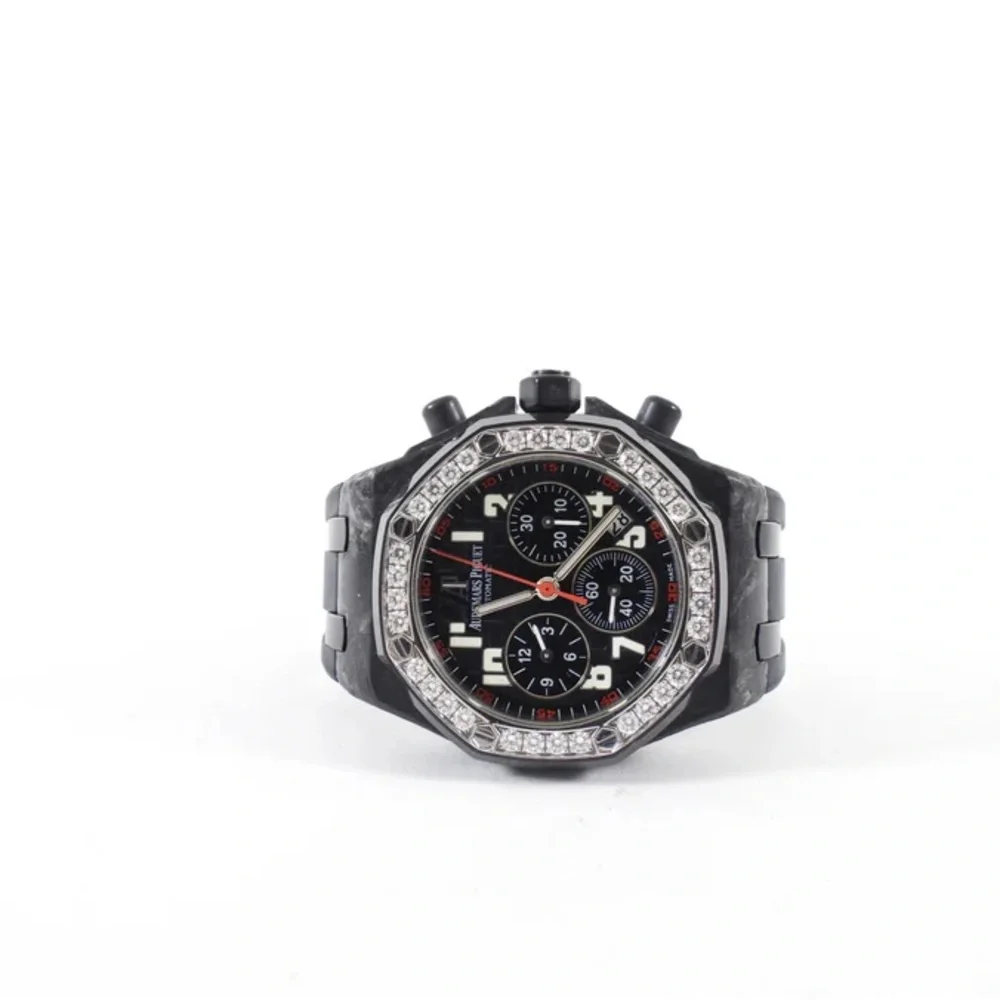 Audemars Piguet Royal Oak Offshore Chronograph Ladies diamond carbon - Picture 3 of 10